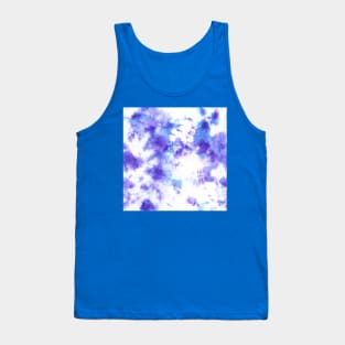 Purple Tie-Dye Spots Tank Top